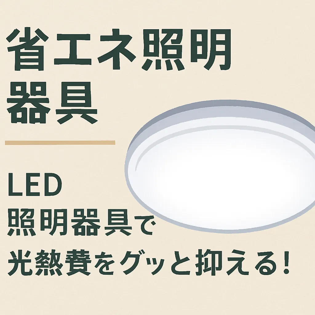 【すぐできる節電術】省エネ照明器具で光熱費をグッと抑える!